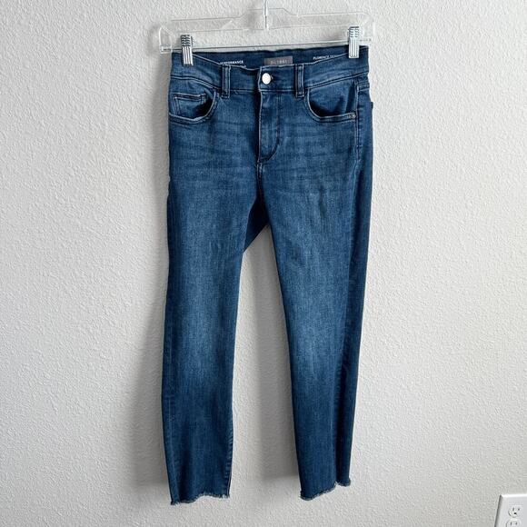 DL1961 Florence Jeans Women's 25 Skinny Crop Mid Rise Instasculpt Stretch - Picture 1 of 8